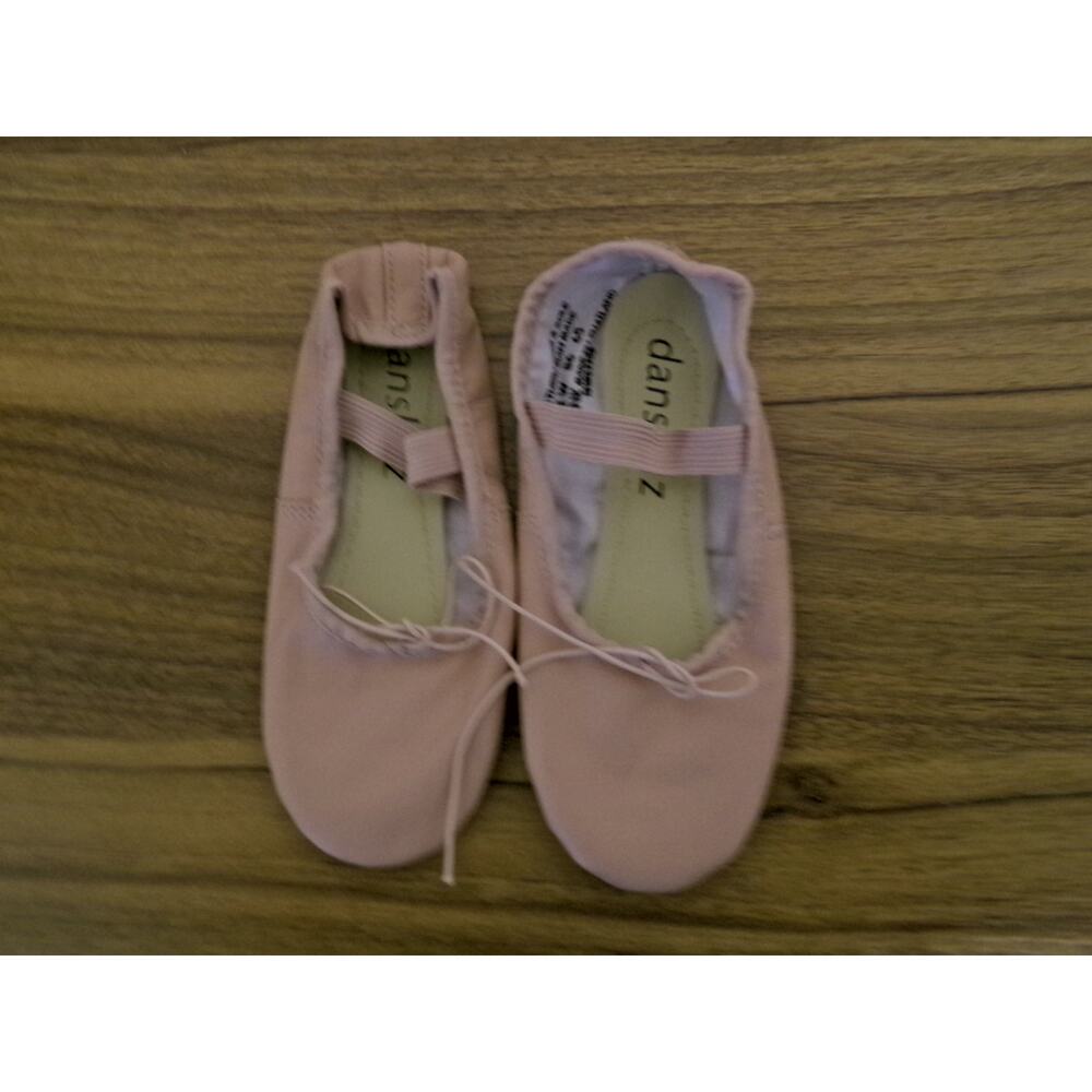 Dance Ballet Shoes DanzNMotion Child 1W  Leather Single Strap Full Sole